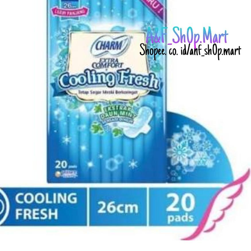 ← CHARM PEMBALUT COOLING FRESH 26cm 20 Pads ☺