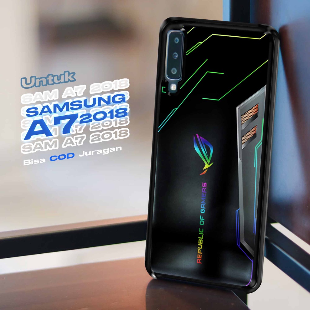 Case SAMSUNG A7 2018 - Casing SAMSUNG A7 2018 [ Rog ] Silikon SAMSUNG A7 2018 - Case Hp - Case Mewah