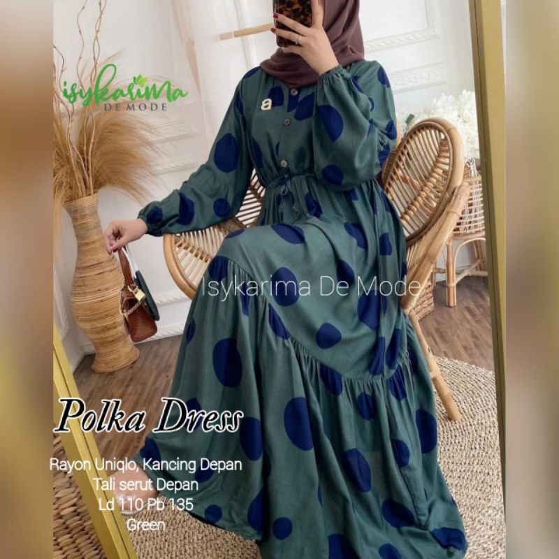 POLKA DRESS BY ISYKARIMA