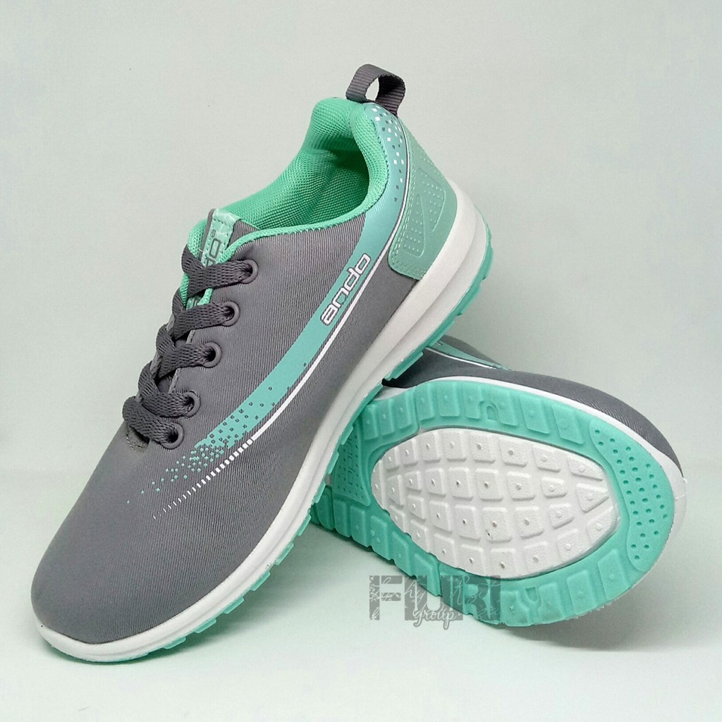 FIURI - ANDO ORIGINAL - ADELLINE 32-41 ABU-ABU TOSCA - SEPATU SNEAKERS SPORT KANVAS SOL KARET ANAK PEREMPUAN - SEPATU KETS FASHION TRENDY WANITA DEWASA - SEPATU OLAHRAGA LARI FITNES SENAM KERJA KULIAH BERTALI CEWEK MURAH PROMO DISKON BONUS KAOS KAKI