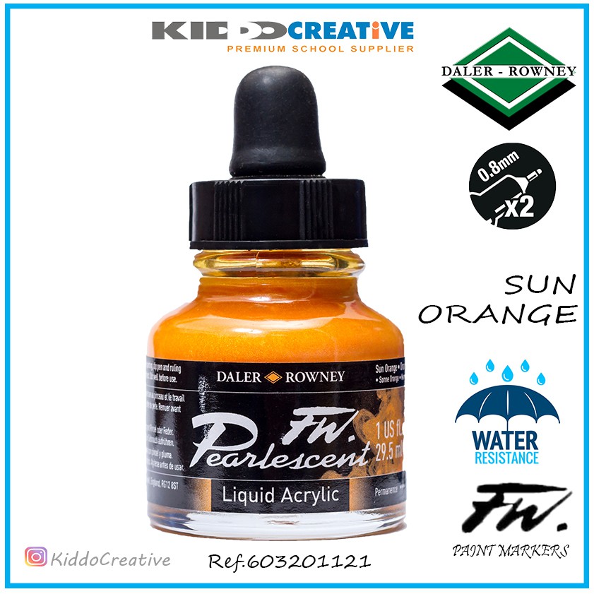 

Fw Pearlescent 29.5ml Sun Orange