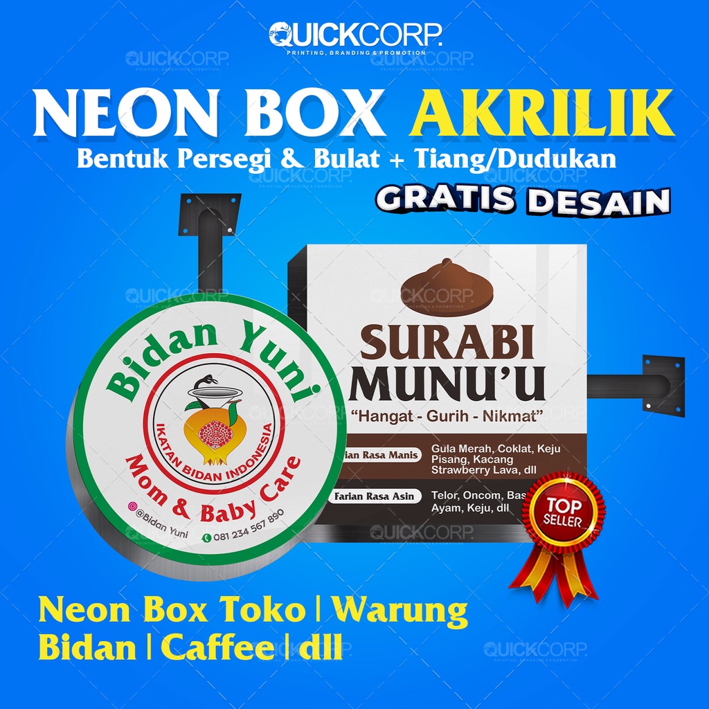 

Neon Box, Neon Box Akrilik, Neon Box Custom, Neon Box 1 Sisi dan 2 Sisi, Plang Akrilik Tasikmalaya