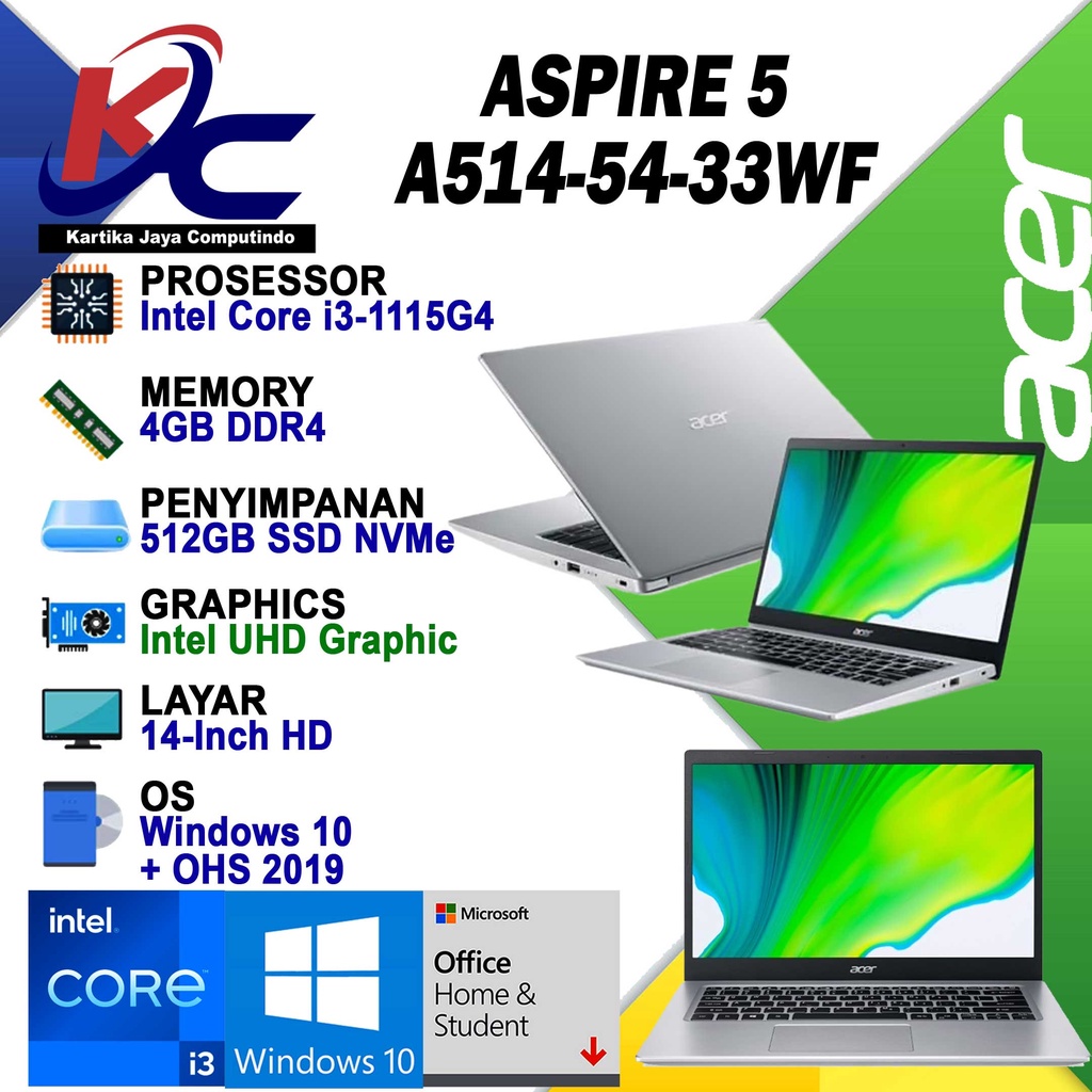 ACER A514-54-33WF I3