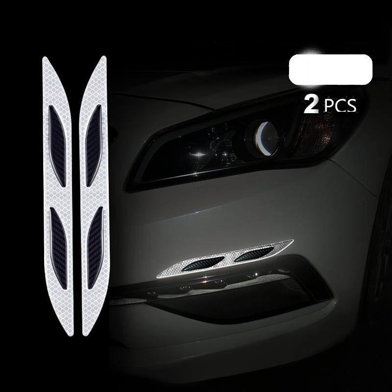 3D Sticker Reflector Carbon (2 Pcs) Body Guard | Stiker Bumper Mobil