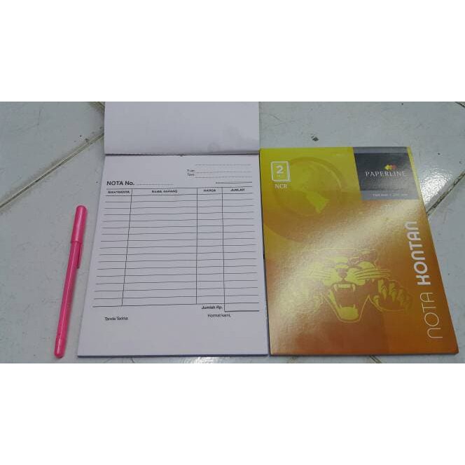 

GRH 1206 BUKU NOTA KONTAN PAPERLINE B2 BESAR 2RANGKAP NCR 25SET GROSIR TERMURAH