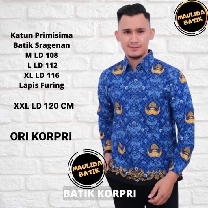 KEMEJA KORPRI PRIA TERBARU 2022 / BAJU KORPRI TERBARU 2022 COWOK / KEMEJA BATIK KORPRI PRIA TERBARU 