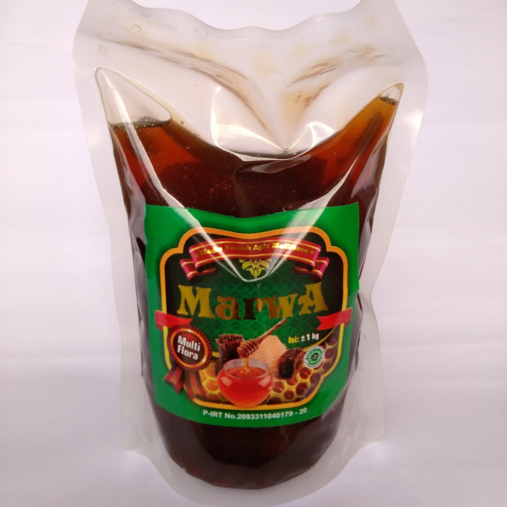 Madu Marwa Multi Flora Kemasan Refill Pouch Al-Ghuroba 1Kg