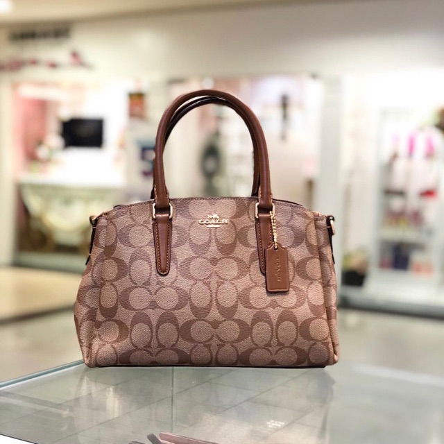 Coach Sage Signature Saddle Bag Tas Branded Original 100% Authentic Money Back Guaranteed