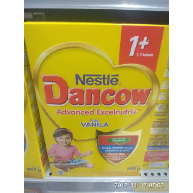 

Dancow 1 plus rasa vanila 800 gram