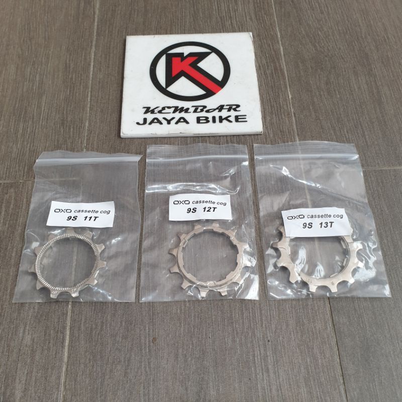 Cassete Cog Oxo 9sp 11T/12T/13T