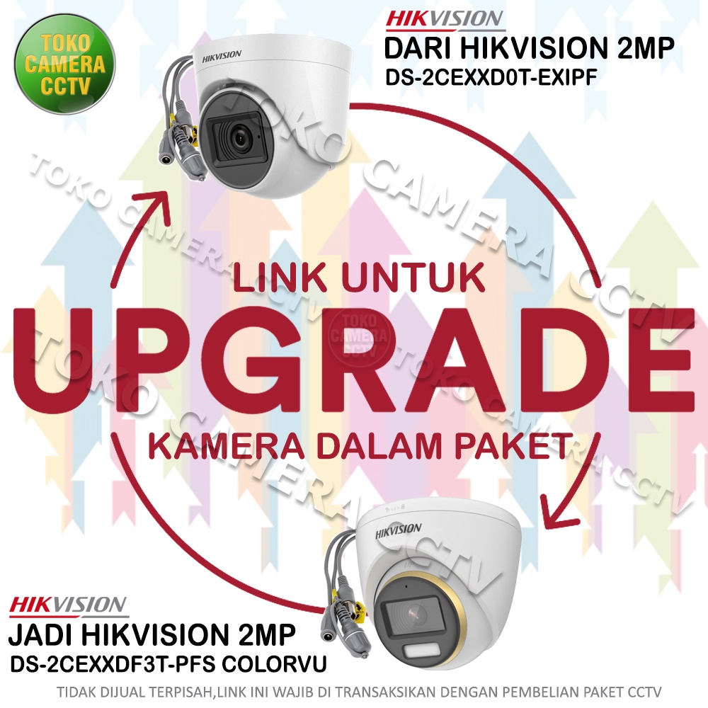 UPGRADE KAMERA HIKVISION 2MP JADI KAMERA HIKVISION 2MP COLORVU