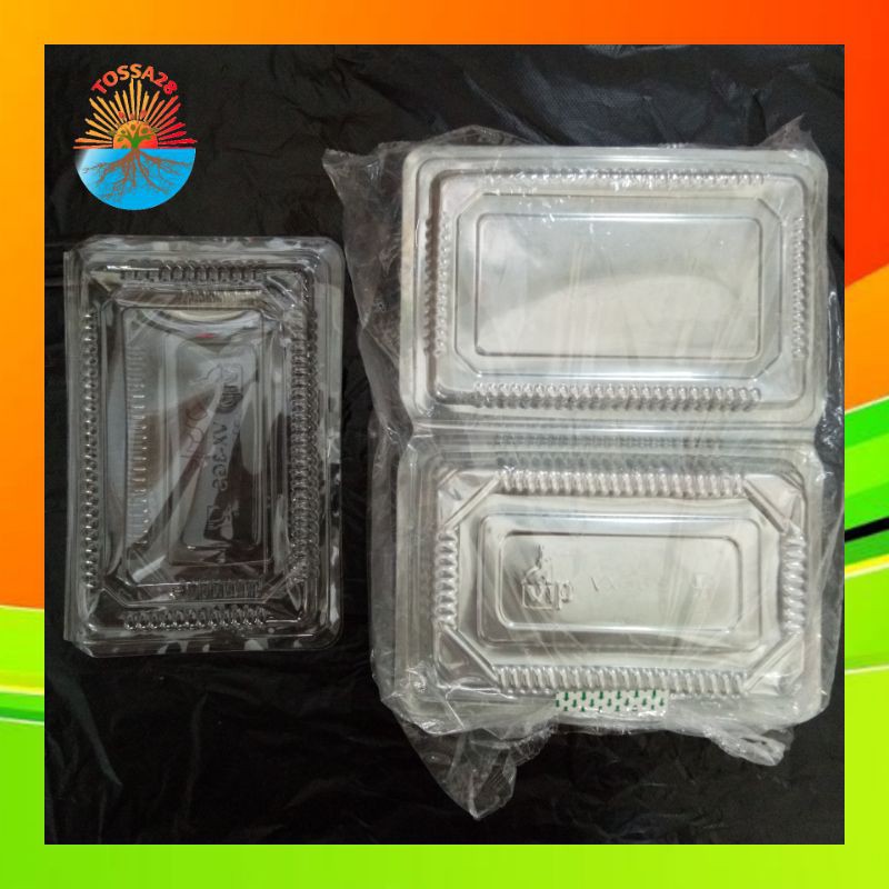 Mika Plastik 3A / Mika Nasi / Kotak Plastik / Kotak Plastik (Isi 100pcs)