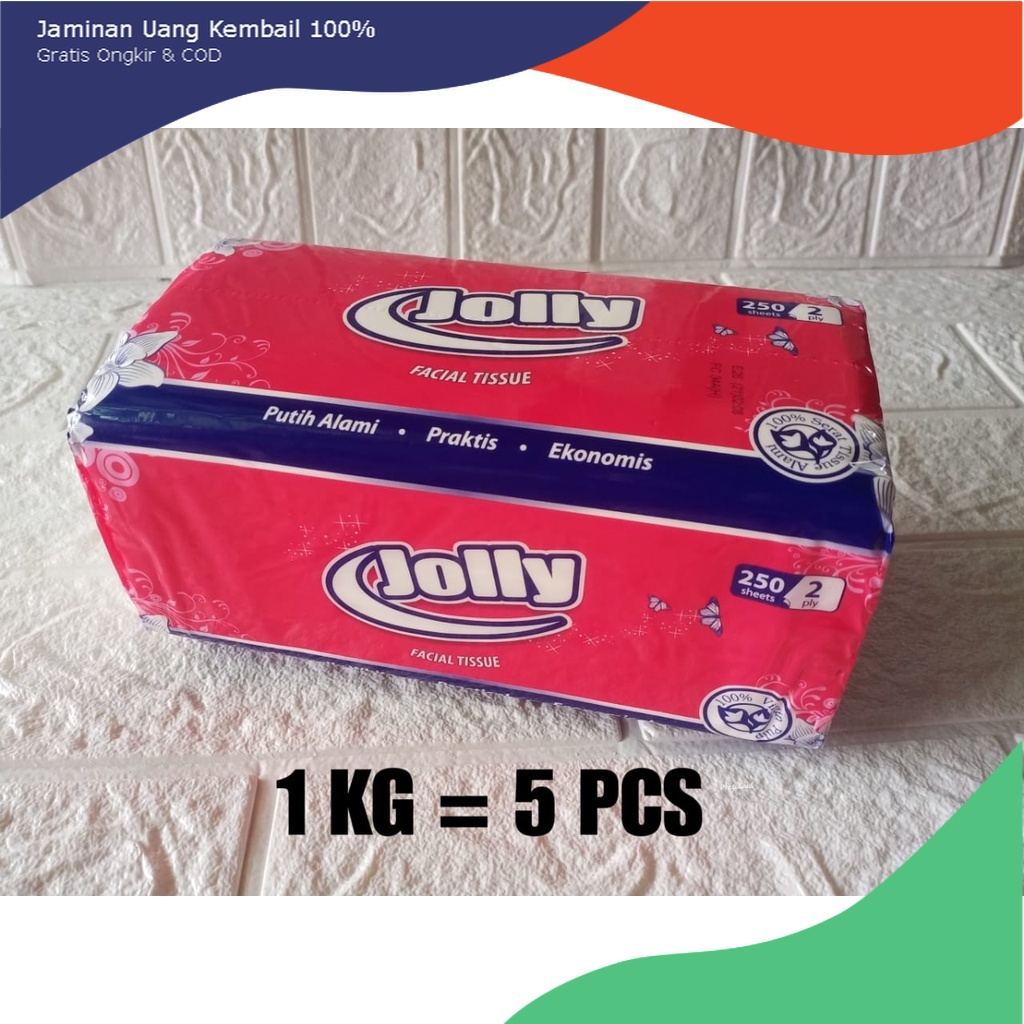 Siap COD TISU JOLLY 250SHEET 2PLY tissu jolly