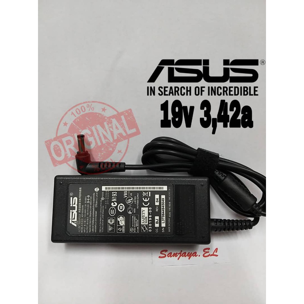 Adaptor Charger Laptop Asus A42 A42D A42J A42F K42 K42J A52 K52 X44h X43 19v - 3.42a