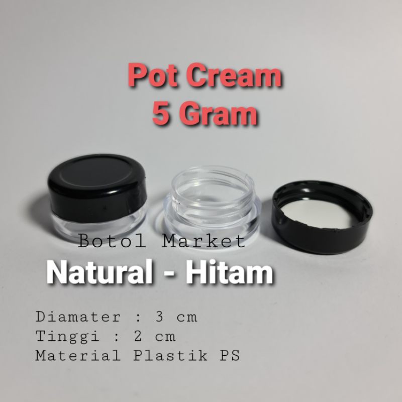 Pot Cream 5 gram / Pot PP