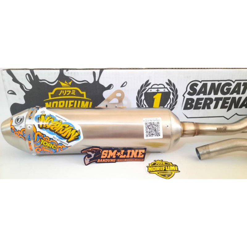 Knalpot Norifumi Torc Graffiti CRF 150 original
