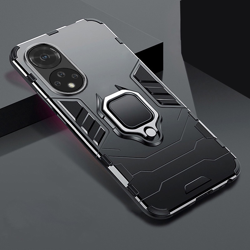 Casing Armor Shockproof + Stand Holder Magnetik Untuk Huawei Nova 9 Pro / 9