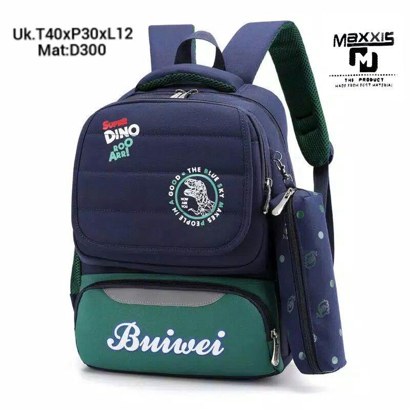 Ransel dino Backpack tas fashion lucu~maxxis_tasgrosirbandung~