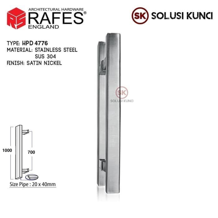 Handle Pintu / Tarikan Pintu Depan RAFES ENGLAND SUS 304 (HPD 4776)