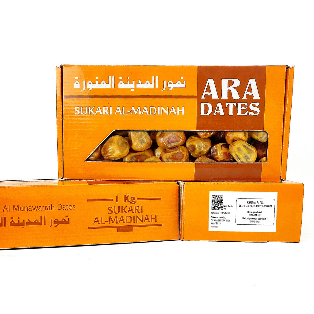 Kurma Sukari ARA DATES 1kg PREMIUM KEMTAN Original