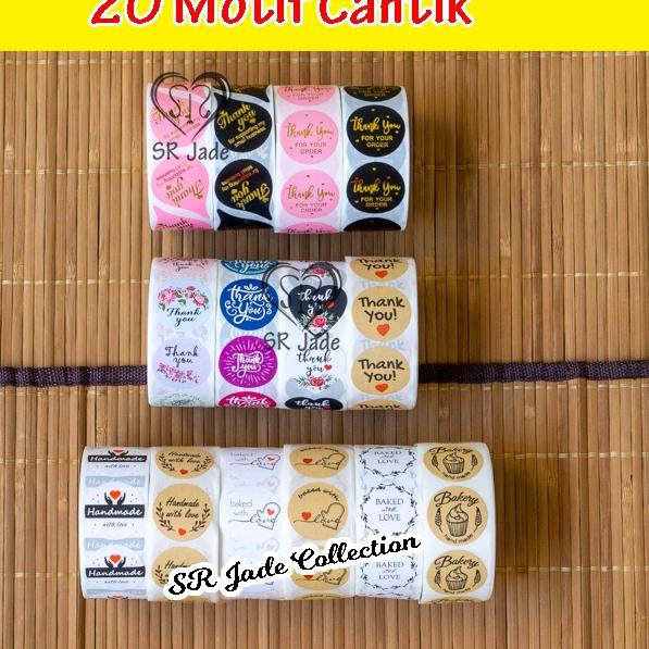 

12.12 SALE Sticker Thank You Stiker Thank You Baked With Love Stiker Label Kemasan