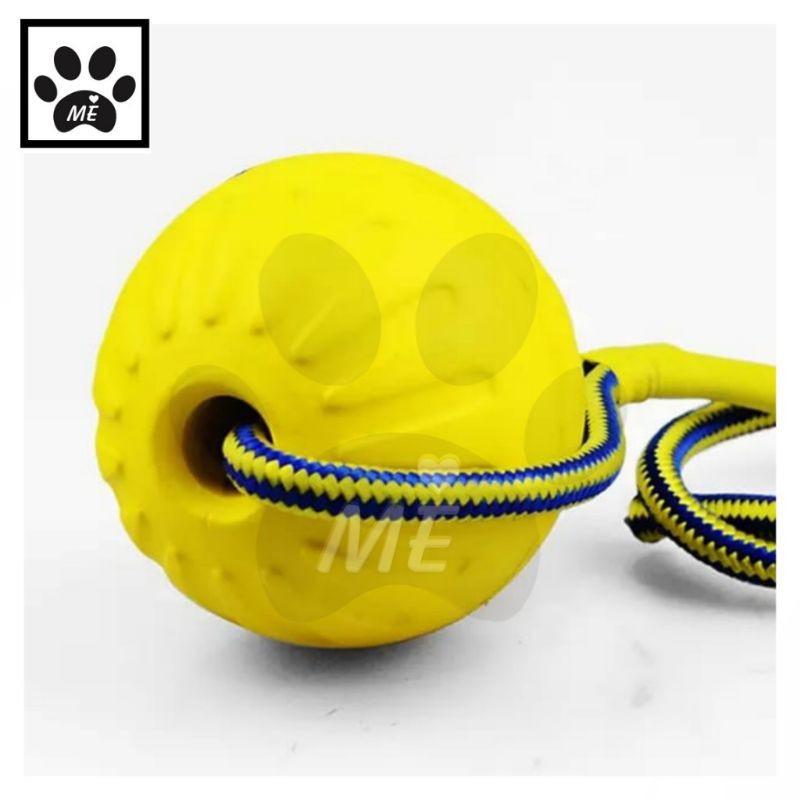 Mainan Anjing &quot;TUG OF WAR YELLOW&quot; Dog Cotton Ball Toys