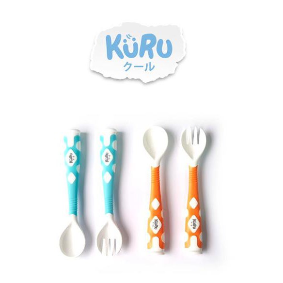 KURU FLEXI FUN SILICONE SPOON - KURU SENDOK SILICONE - Tommee Tippee Silicone Spoon first weaning SOFT - sendok makan anak - zeus