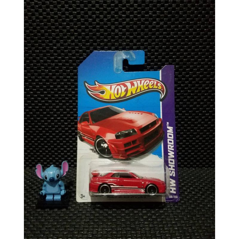 Hot wheels nissan Skyline GTR R34 Red