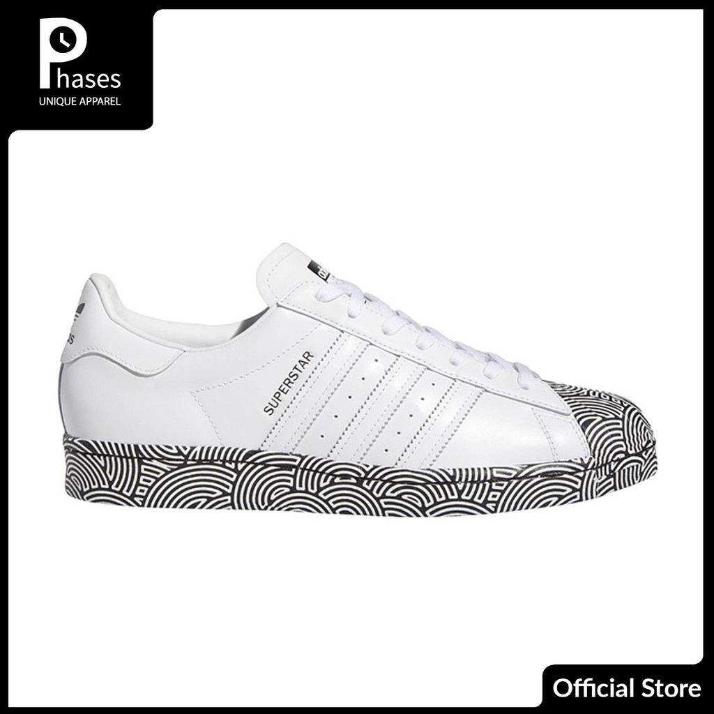 Adidas Superstar White Geometrics Original
