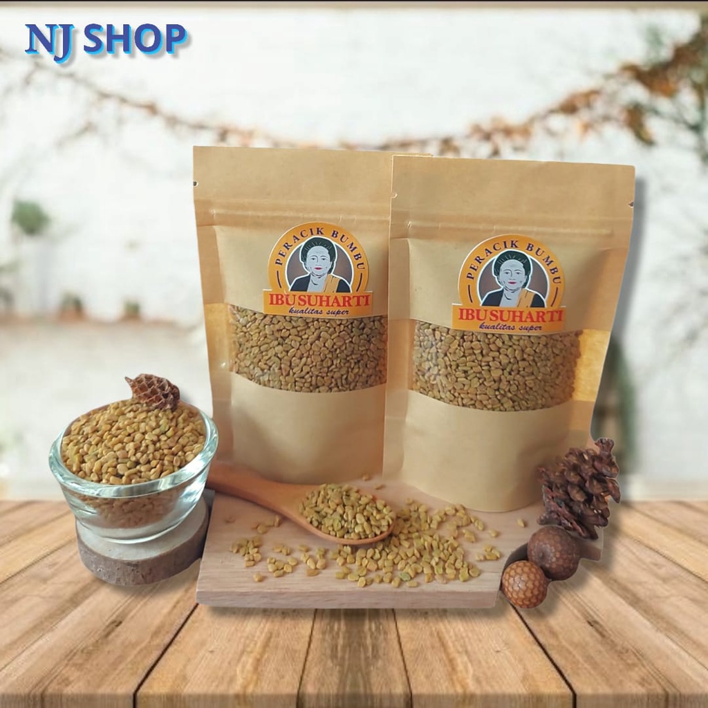 

[Bumbu Masak] - IBU SUHARTI - Rempah Halba / Kalbet / Fenugreek / Methi India Kualitas Premium