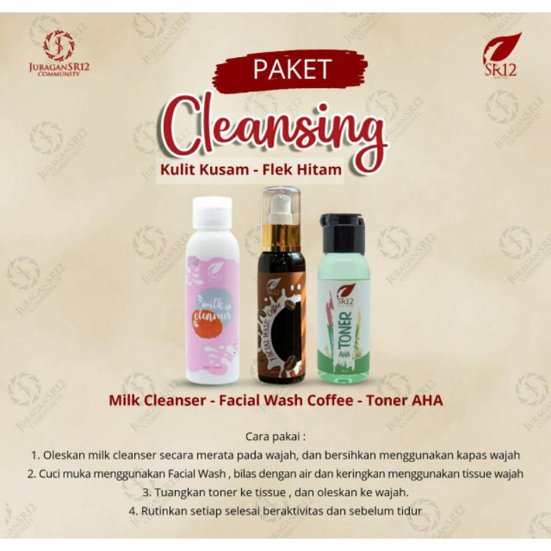 Paket Cleansing | Double Cleansing SR12