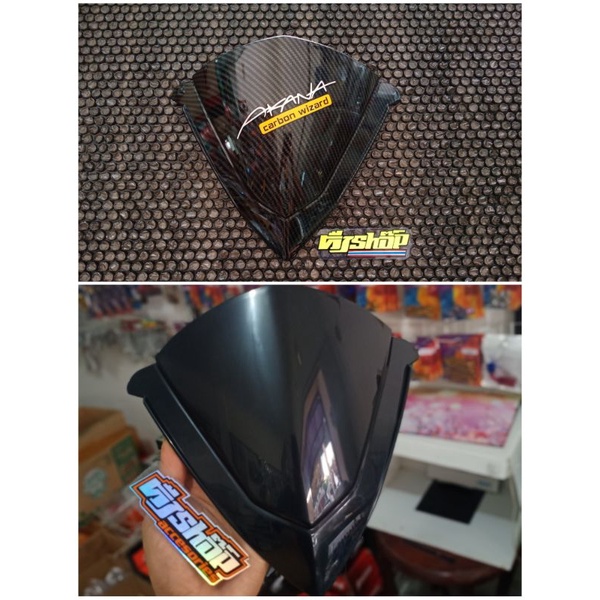 visor vario 125 old bohlam visor vario techno karbon/hitam visor vario led old