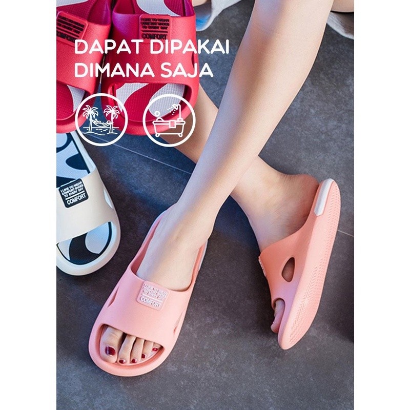 SANDAL FASHION SAMONO SS006 Sandal Slip On Dewasa Unisex Anti Licin