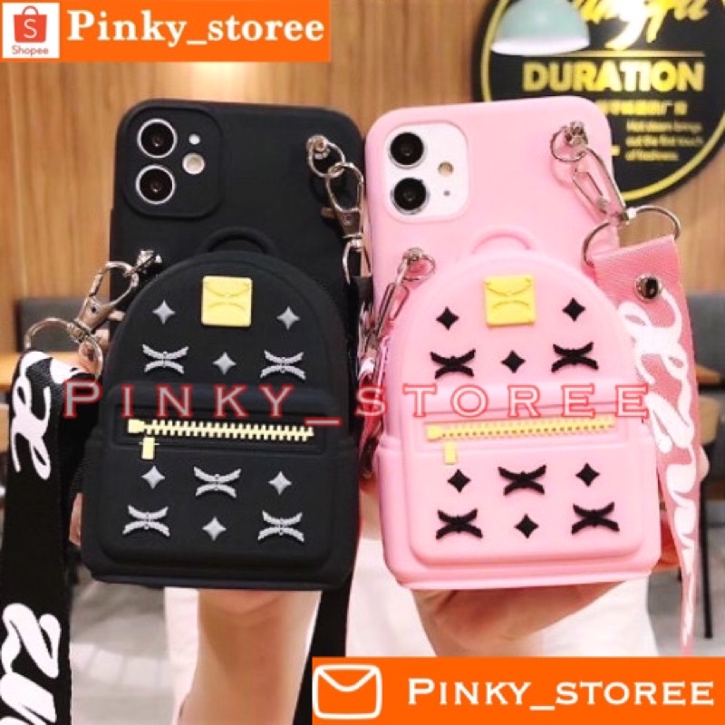 XIAOMI REDMI NOTE 9/ NOTE 8/ CASE DOMPET KOIN+TALI SLEMPANG