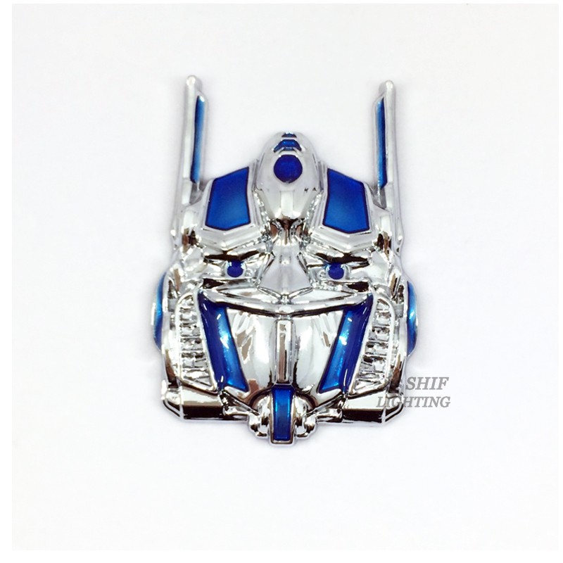 1pc Emblem Transformer 3D Bahan Metal Untuk Mobil / Truk