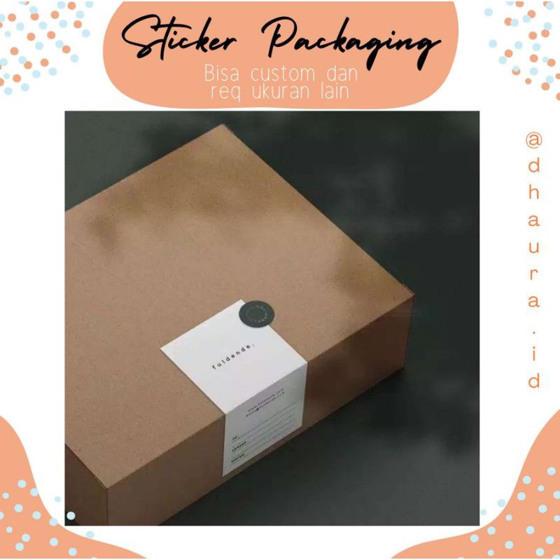 

Sticker Packaging, Segel Packaging, Segel Kemasan, Label Sticker Bahan Cromo