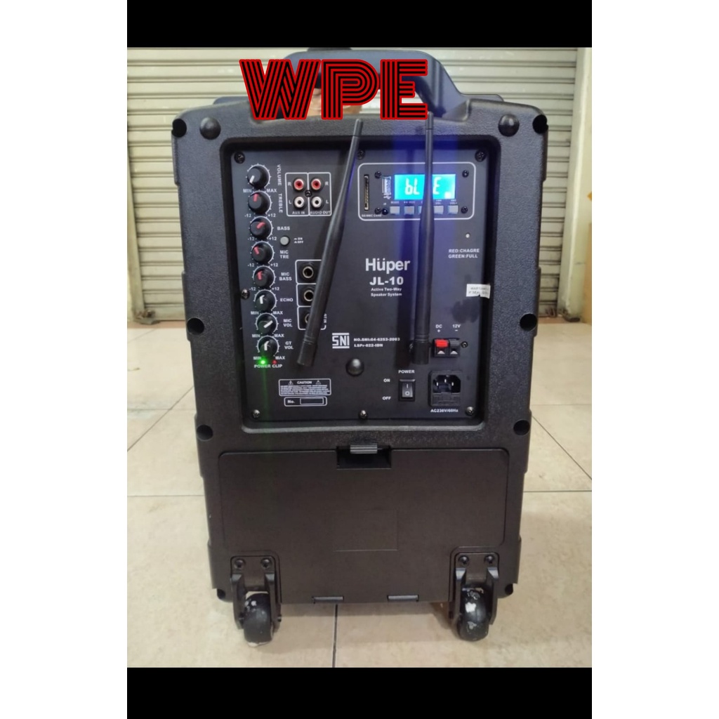 speaker portable huper jl10 huper jl 10 original 10inch