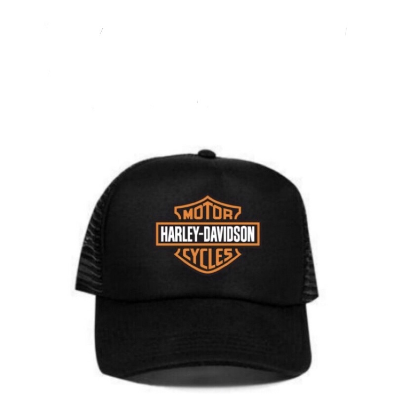 TOPI JARING TRUCKER RACING MOTOR HARLEY DAVIDSON TERLARIS