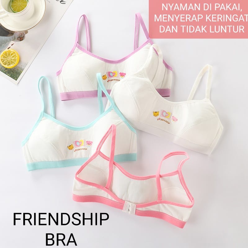 FRIENDSHIP BRA BH PAKAIAN DALAM ANAK SD SMP REMAJA KATUN IMPOR ADEM MINISET ANAK CEWEK