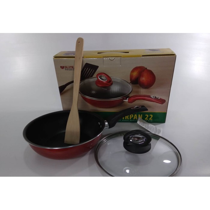 Supra Rosemary Non Stick Stir Pan Set 22 cm  Wajan Pengorengan M1262