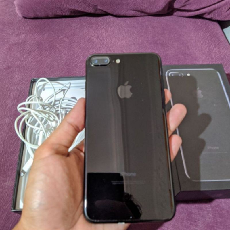 Jual Iphone 7 Plus 128gb Jet Black Second Fullset Indonesia Shopee Indonesia