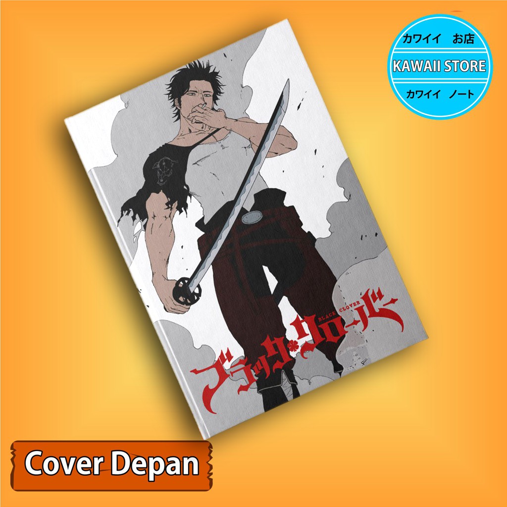 

Notebook / Pocket book Hard Cover Anime BLACK CLOVER YAMI SUKEHIRO uk A5 & A6 / Notes Book