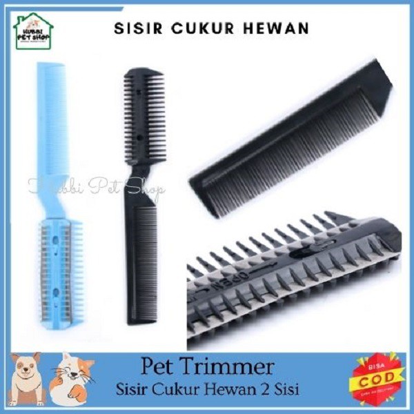 Sisir Cukur Bulu Hewan Kucing Anjing Hair Trimmer Grooming Hewan