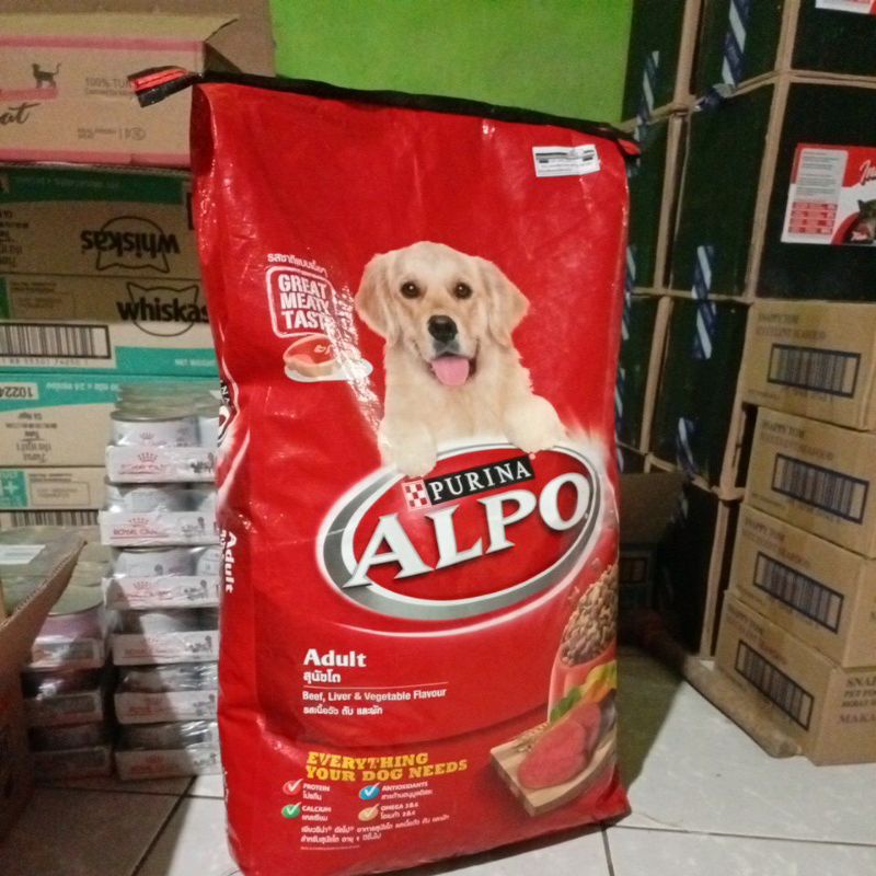 Makanan Anjing Alpo Beef 10kg Alpo Beef Dog Food Adult Murah gojek/grab