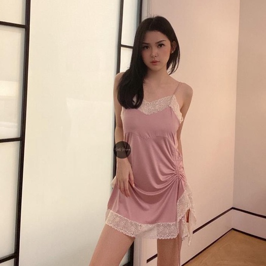 090 Lingerie Dress Bisa Di Serut [ Girlsheaven_id ]