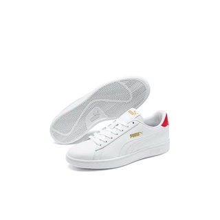 puma white red sneakers