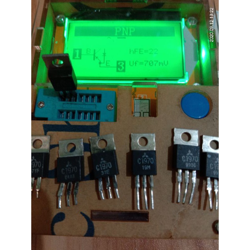 Original C1970 2SC1970 SC1970 1970 Transistor penguat RF pemancar FM used tested ESR