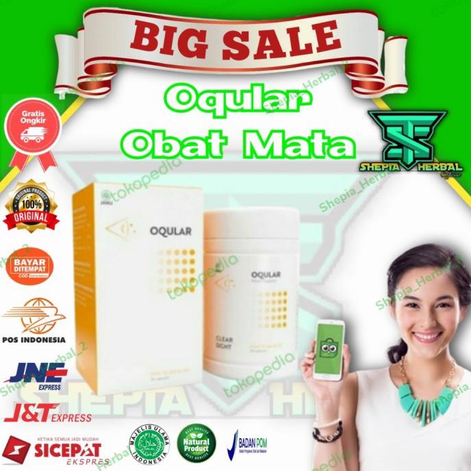 Silahkan Order] OQULAR Asli Obat Mata Plus Minus Original Herbal Resmi BPOM
