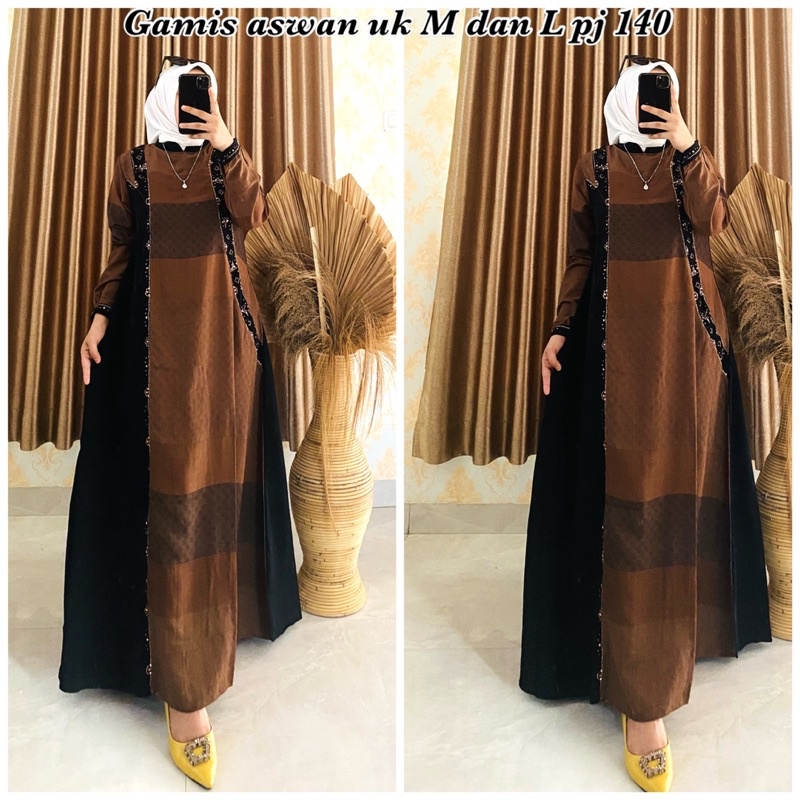 gamis aswan /gamis terbaru / gamis lebaran / hikmat kw / zahra /zulfa / nazwa