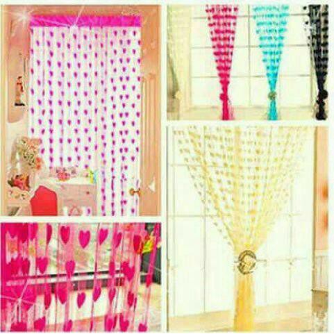 TIRAI BENANG MOTIF LOVE/ GORDEN RUMBAI LOVE Murah